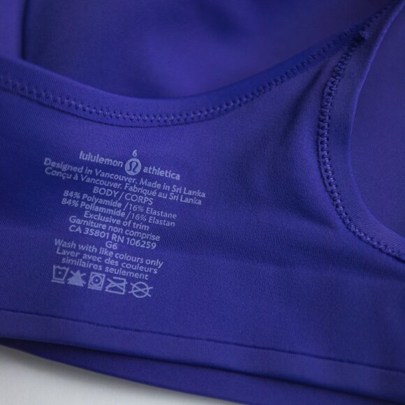 Lululemon Define Bra Bruised Berry - Size 6 - Picture 6 of 10